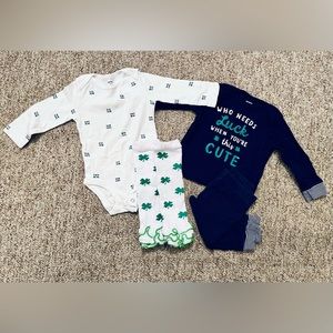 Carter’s St. Patrick’s Day Bundle with Leg Warmers
